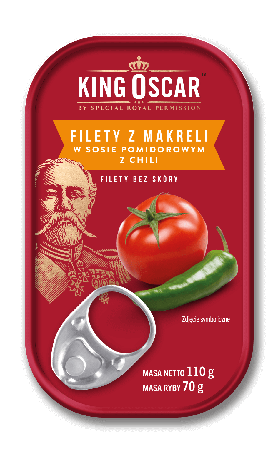 Filety z makreli w sosie pomidorowym z chili King Oscar Poland